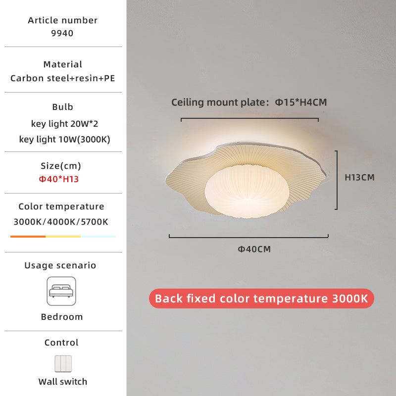 Beige 40cm ceiling light