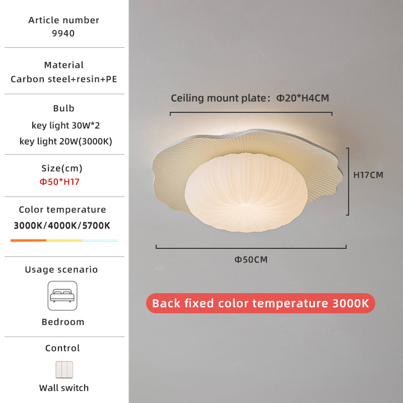 Beige 50cm ceiling light