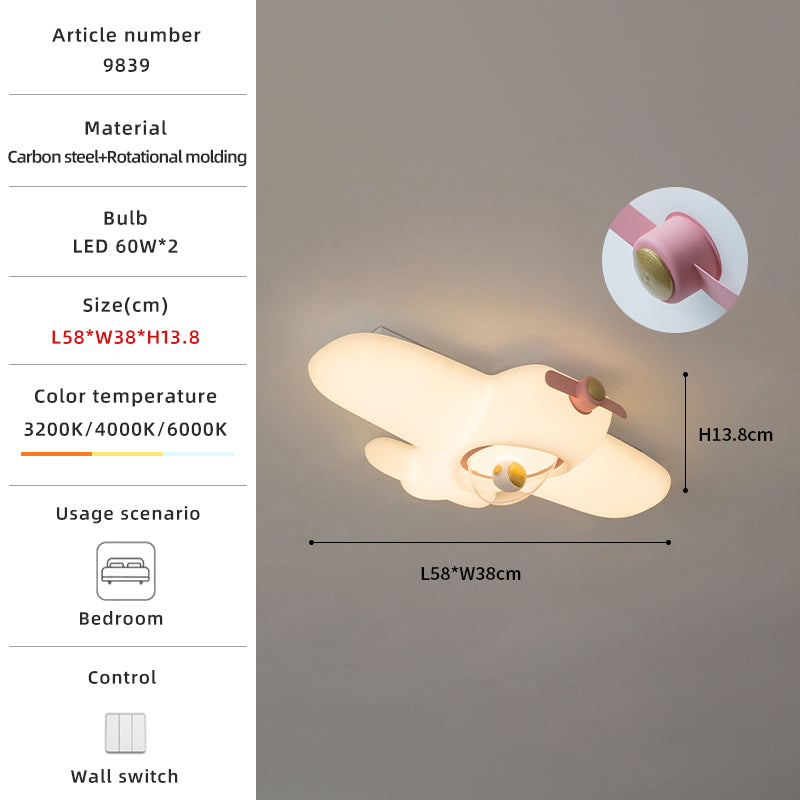 Cartoon Design Plane Shape LED Ceiling Light no.9839