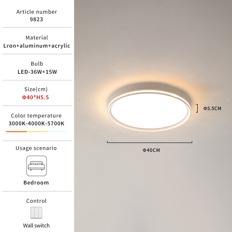 Modern White 35 1/2" Wide LED Ceiling Light no.9823