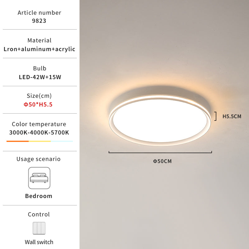 Modern White 35 1/2" Wide LED Ceiling Light no.9823