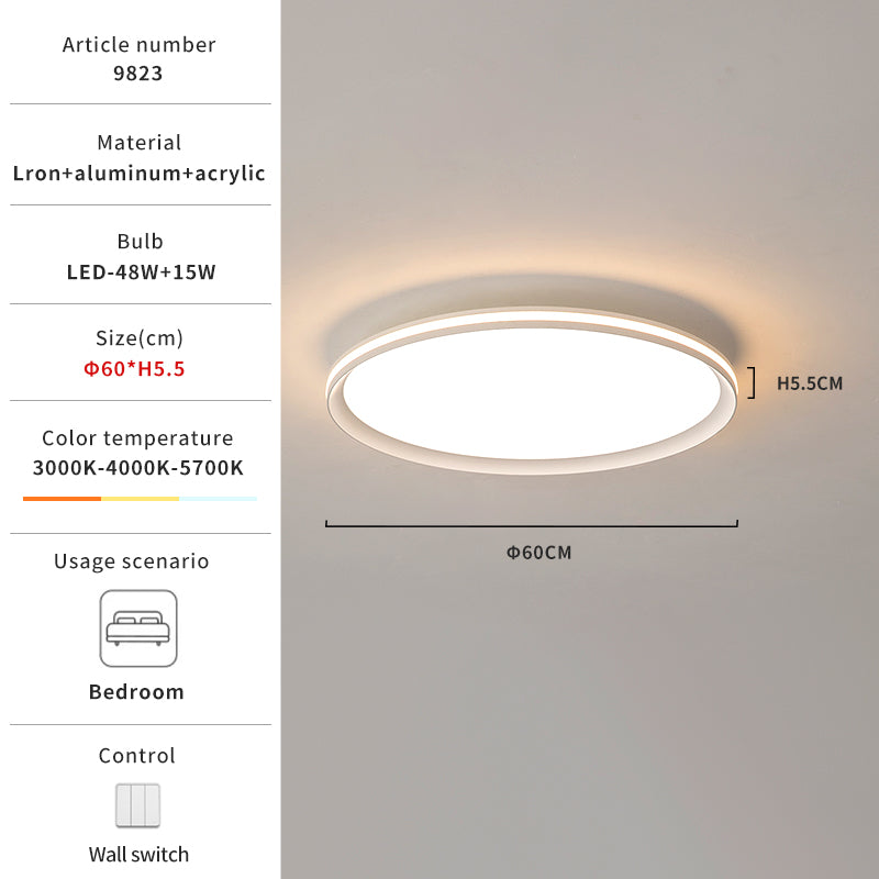 Modern White 35 1/2" Wide LED Ceiling Light no.9823