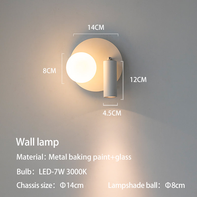 Modern adjustable wall lamp specifications and dimensions