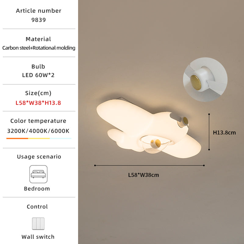 Cartoon Design Plane Shape LED Ceiling Light no.9839