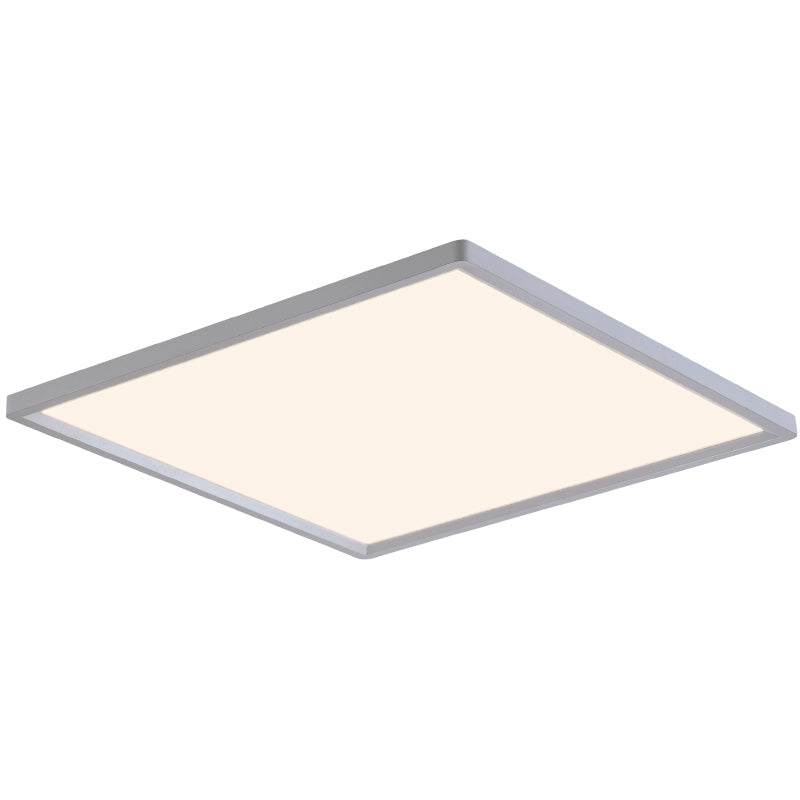 Sleek flush mount light white background image