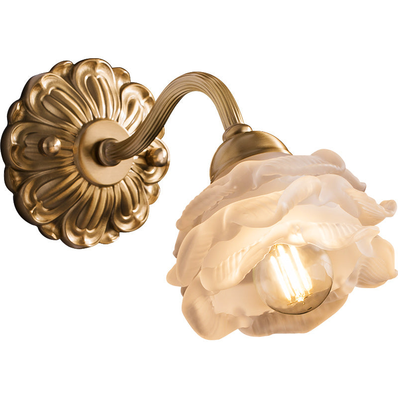 Floral Sconce Light Fixture  white background image