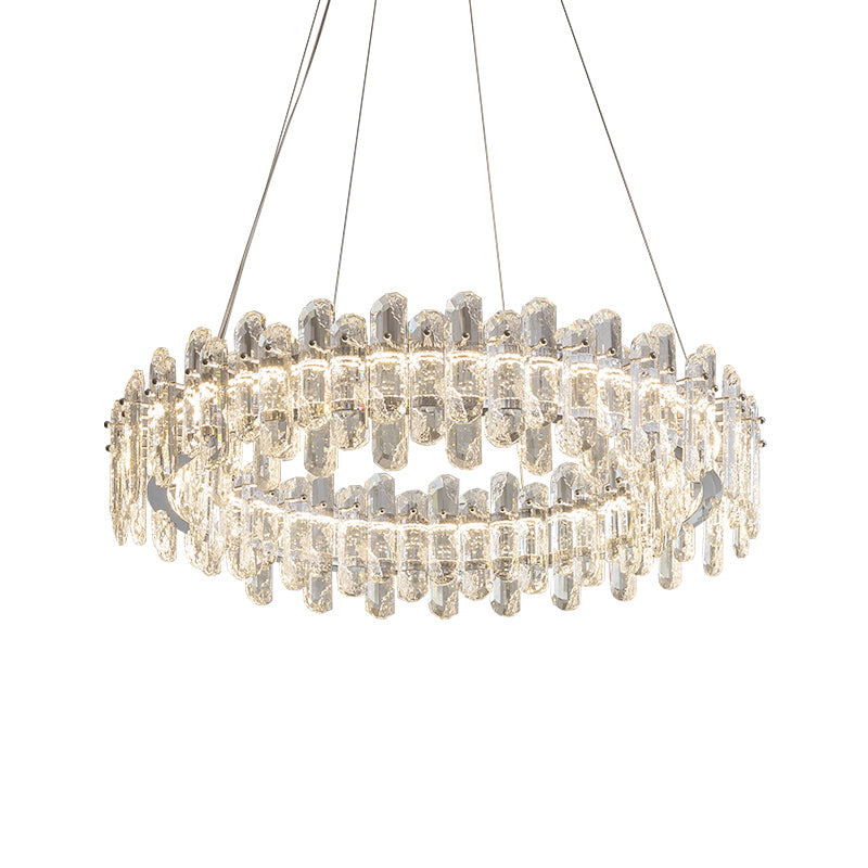 Chrome Crystal Chandelier - Modern Luxury Light 6-Sizes Available no.9618