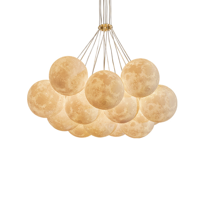 Lunar cluster chandelier white background image