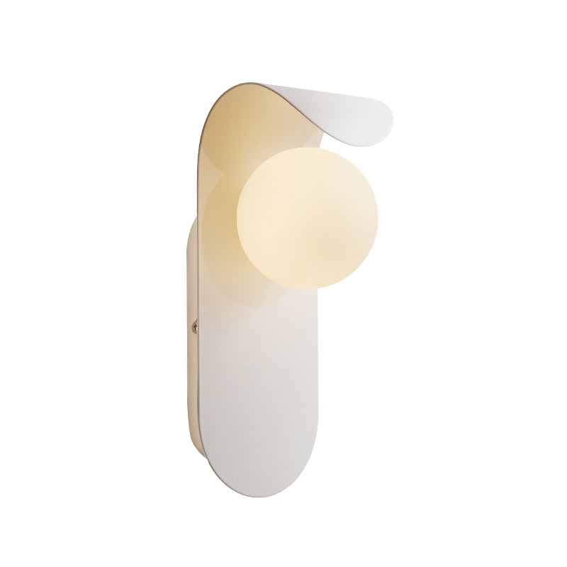 Modern minimalist sconce  white background image