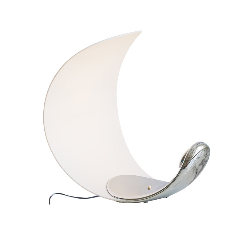 Curved moon table lamp Warm light table lamp