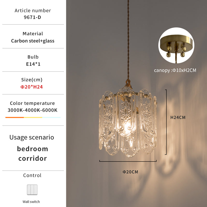 Crystal pendant light specifications