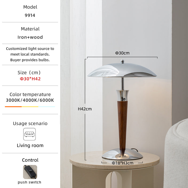 Adjustable modern retro table lamp