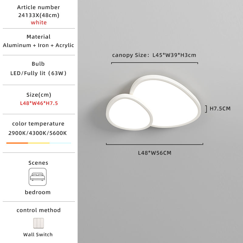 Small double head ultra-thin lamp