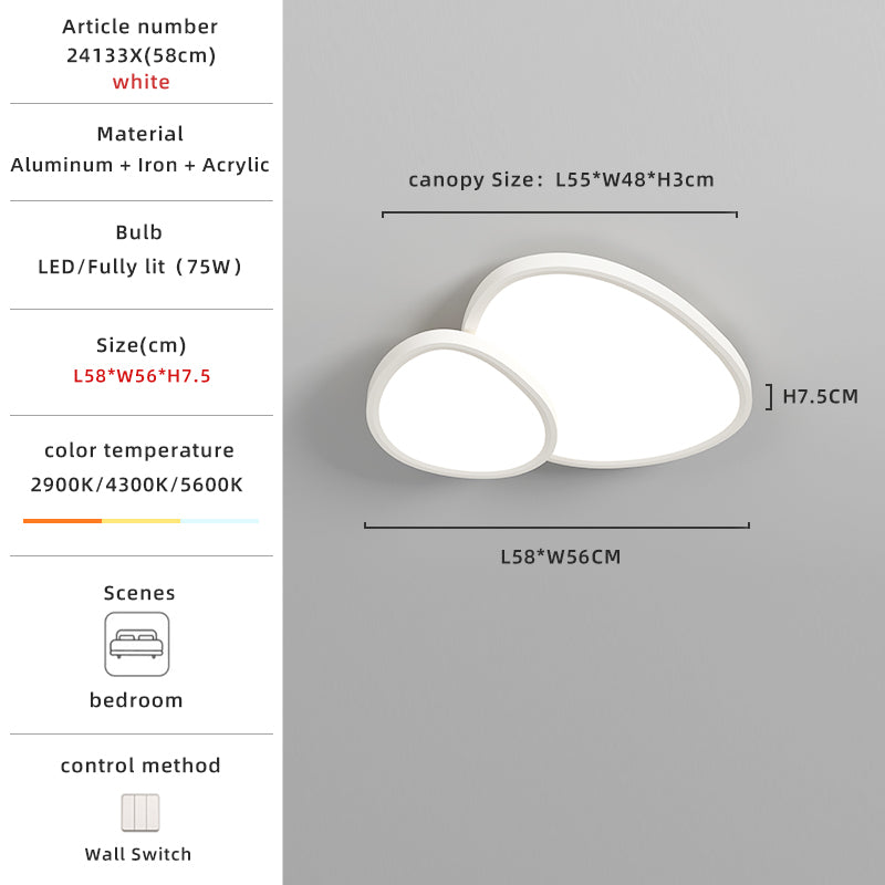 Medium double head ultra-thin lamp