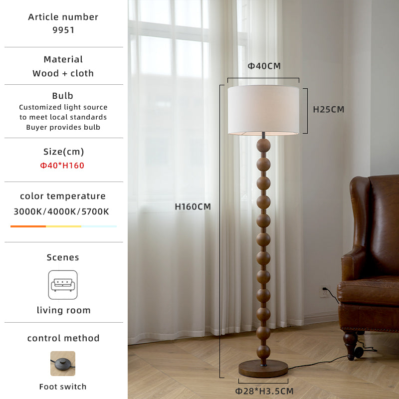 Elegant floor lamp, 160CM