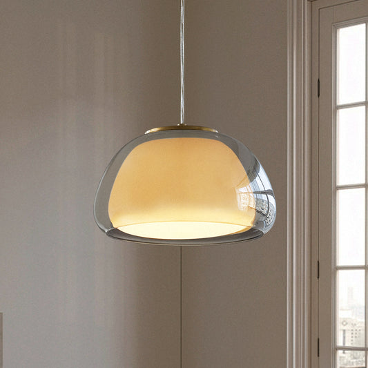 no.9995-Amber-Pendant-Light-with-Smoky-Glass-Shade