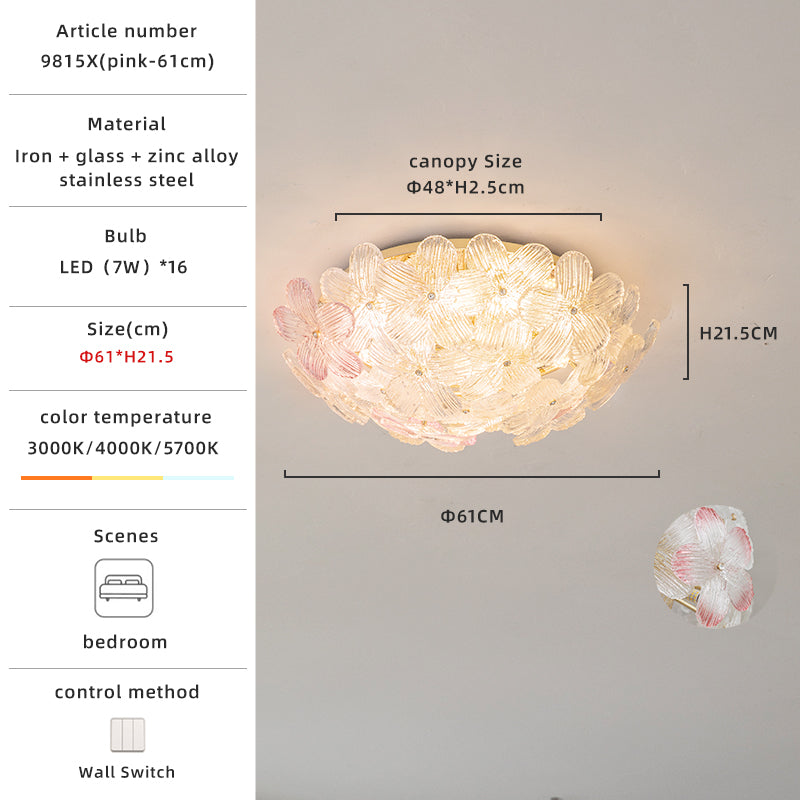 Large petal ceiling light specs